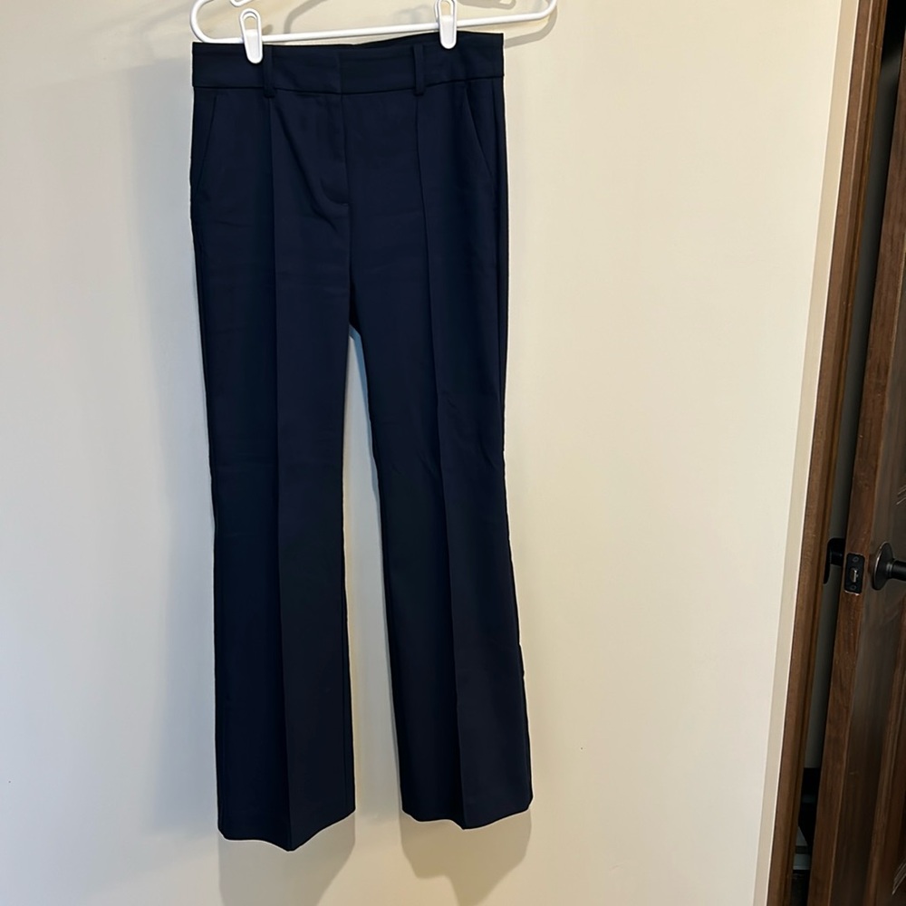 Loft Pintucked Sutton Flare Pants